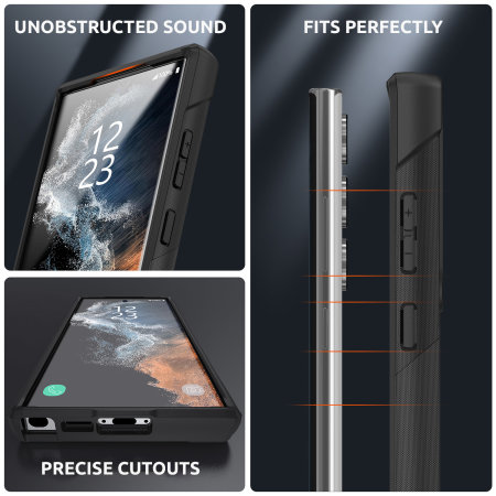 Olixar Protective Black Hard Case - For Samsung Galaxy S23 Ultra