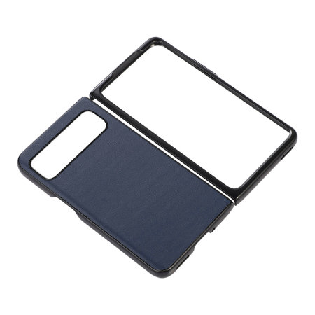 Olixar Genuine Leather Navy Blue Case - For Google Pixel Fold