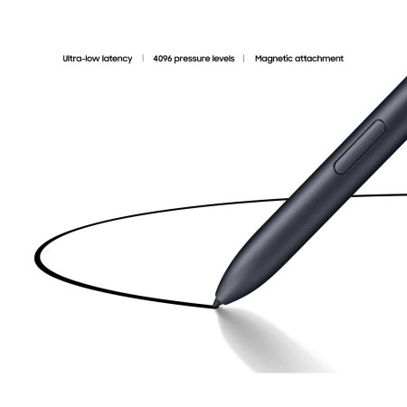 Official Samsung Black S Pen Stylus - For Samsung Galaxy Tab S7 FE