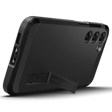 Spigen Black Tough Armor Case - For Samsung Galaxy S23 Plus