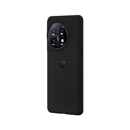 Official OnePlus Sandstone Black Bumper Case - For OnePlus 11