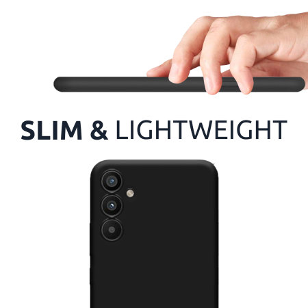 Olixar Black Soft Silicone Case - For Samsung Galaxy A34 5G