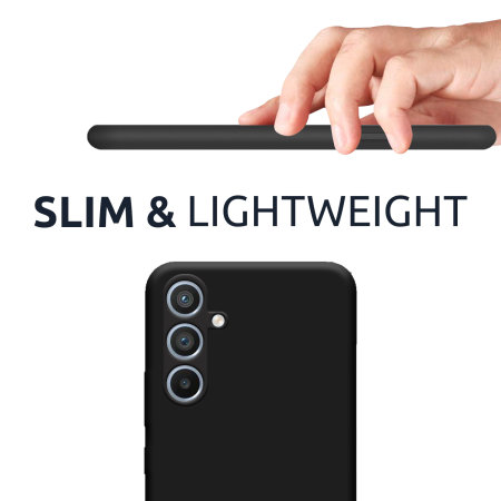 Olixar Black Soft Silicone Case - For Samsung Galaxy A54 5G