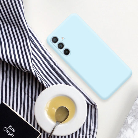 Olixar Sky Blue Soft Silicone Case - For Samsung Galaxy A54 5G