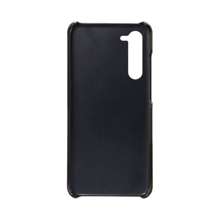 Olixar Black Leather-Style Back Case -  For Samsung Galaxy S23 Plus