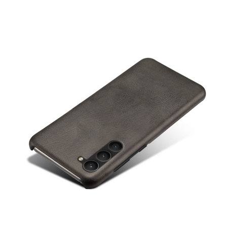 Olixar Black Leather-Style Back Case -  For Samsung Galaxy S23 Plus