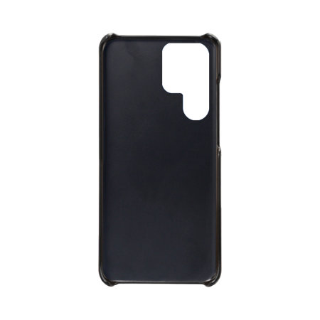 Olixar Black Leather-Style Back Case -  For Samsung Galaxy S23 Ultra