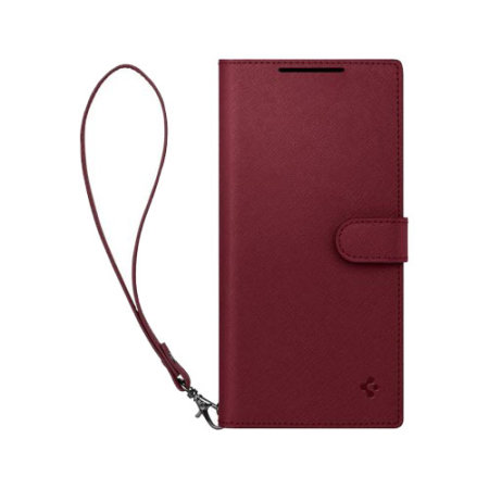 Spigen Burgundy Wallet S Plus Case - For Samsung Galaxy S23 Ultra