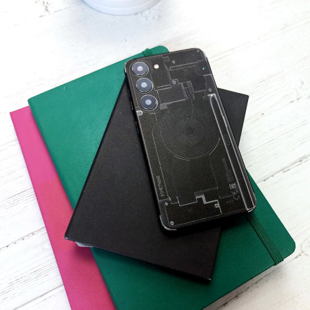 Olixar Black Circuit Board Skin - For Samsung Galaxy S23