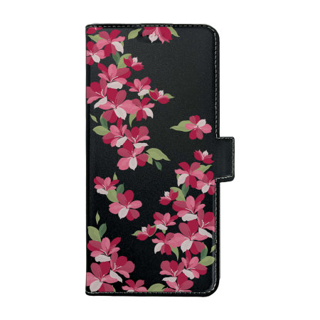 LoveCases Cherry Blossom Leather-Style Case - For Samsung Galaxy S23