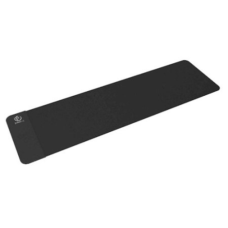 Rebeltec Black Desk Mat with 10W Qi Wireless Charger