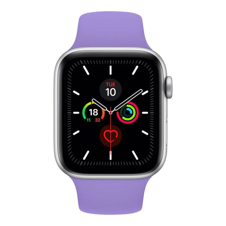 Olixar Purple Silicone Sport Strap (Size Small) - For Apple Watch Series 4 40mm