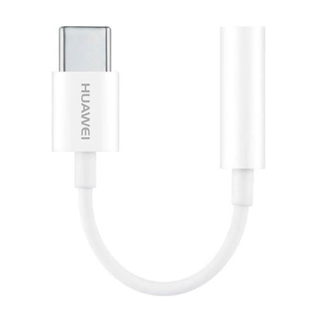 Official Huawei White USB-C to 3.5mm Audio Headphone Adapter