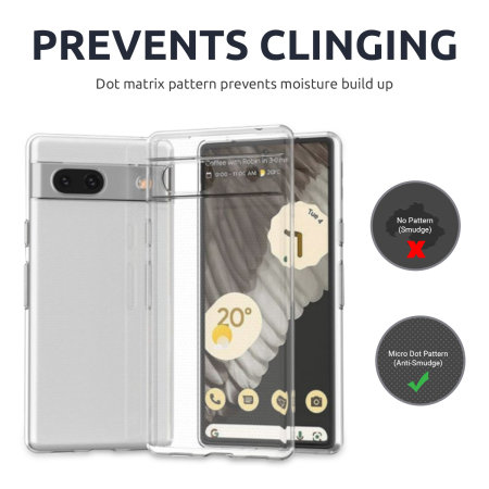 Olixar Ultra-Thin 100% Clear Case - For Google Pixel 7a