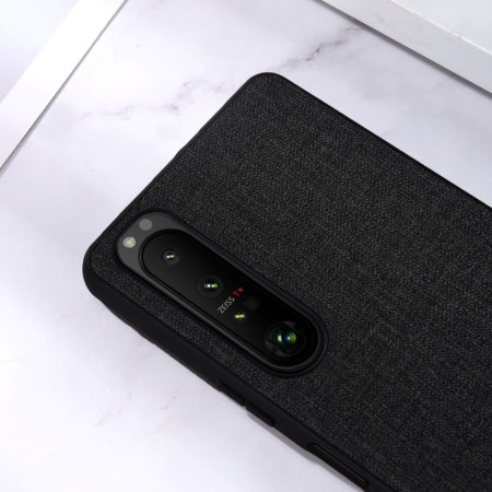 Olixar Black Fabric Case - For Sony Xperia 10 V