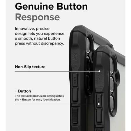 Ringke Fusion X Camo Black Tough Case - For Samsung Galaxy A34 5G