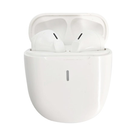 Olixar True Wireless White Earbuds With Charging Case - For Samsung Galaxy S23 Plus
