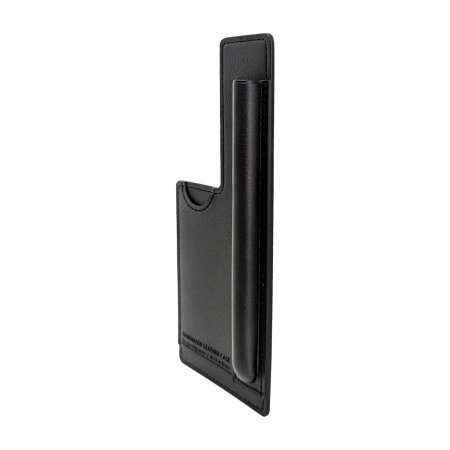 Araree Black Universal Leather-Style Back S Pen Storage & Card Holder