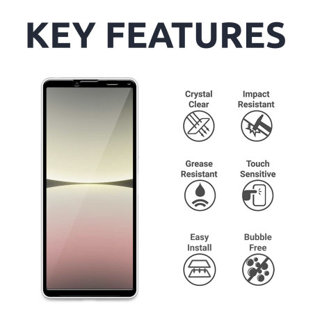 Olixar Tempered Glass Screen Protector - For Sony Xperia 10 V