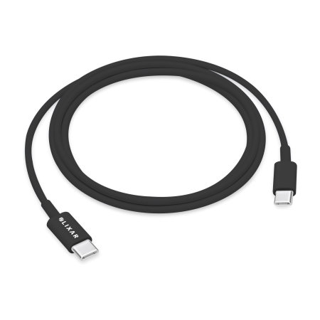 Olixar Basics 1m USB-C to USB-C Charge and Sync Cable - Black