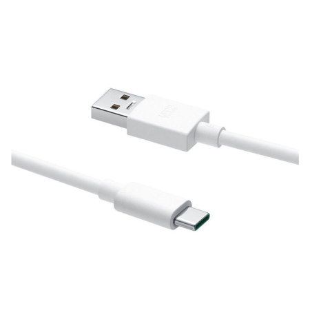 Official Oppo White 1m USB-A to USB-C Charge and Sync Cable