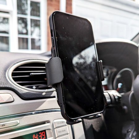 Olixar 15W Fast Wireless Charger Windscreen, Dash & Vent Car Holder - For iPhone 14 Pro Max