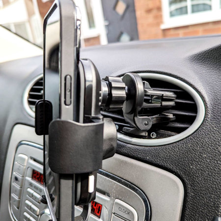 Olixar 15W Fast Wireless Charger Windscreen, Dash & Vent Car Holder - For iPhone 14 Pro Max