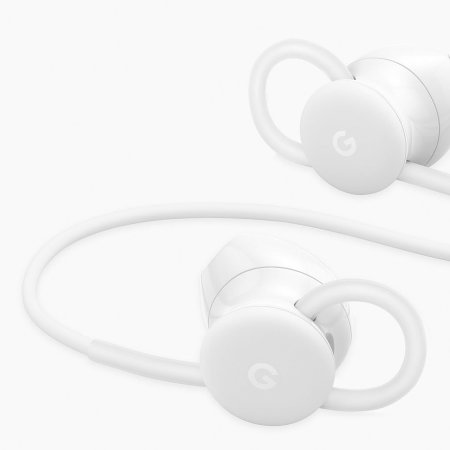 Official Google White In-Ear Wired USB-C Earbuds with Built-in Microphone -  For Google Pixel