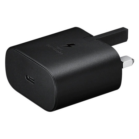 Official Samsung Black 25W PD USB-C Charger - For Samsung Galaxy Z Fold5