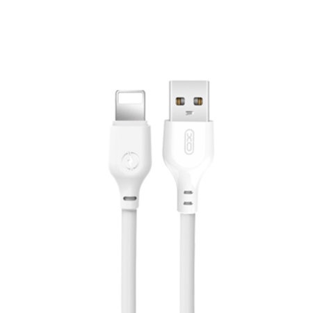 XO Design 12W White 2 USB-A Port Wall Charger & USB Lightning Cable - EU Travel Plug