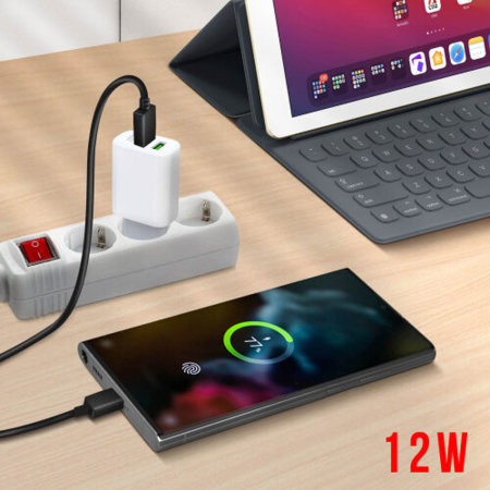 XO Design 12W White 2 USB-A Port Wall Charger & USB Lightning Cable - EU Travel Plug