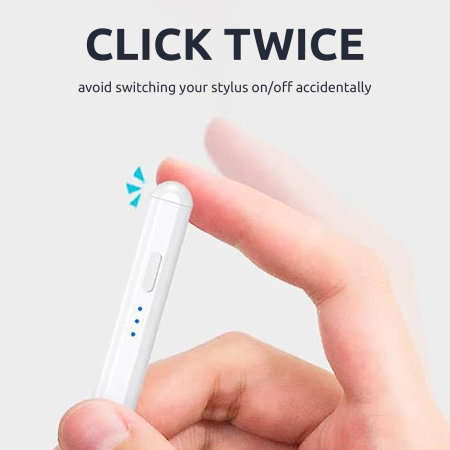Olixar White Magnetic  Stylus Pen - For Samsung Galaxy S22 Ultra