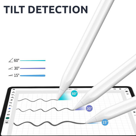 Olixar White Magnetic  Stylus Pen - For iPad Pro 11" 2022