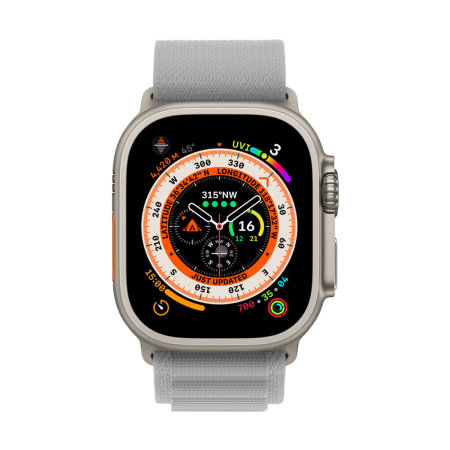 Olixar Grey Alpine Loop - For Apple Watch Ultra 49mm