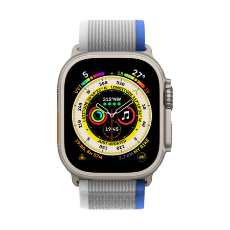 Olixar Grey Blue Trail Loop For Apple Watch Series 4 44mm