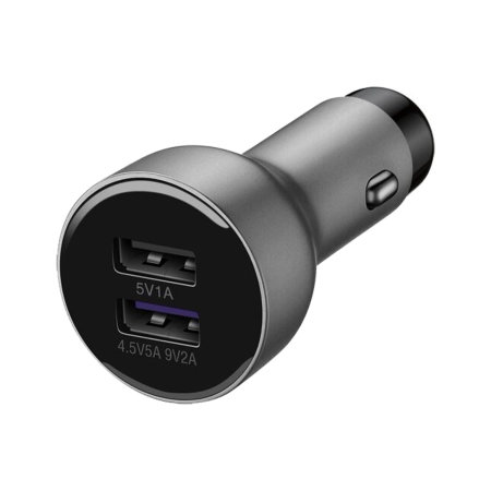 Official Huawei Silver 27.5W USB-A Dual Port Car Charger with 1m USB-C Cable