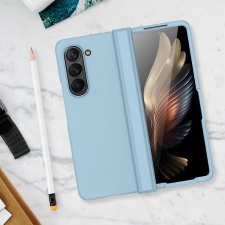 Olixar Light Blue Fortis Case with Protective Hinge - For Samsung Galaxy Z Fold5