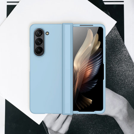 Olixar Light Blue Fortis Case with Protective Hinge - For Samsung Galaxy Z Fold5