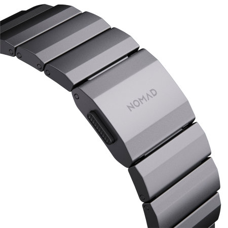 Space grey metal 2025 apple watch band