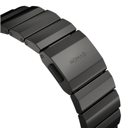 Nomad Graphite Hardware V2 Steel Metal Links Band - For Apple Watch Series 5 44mm