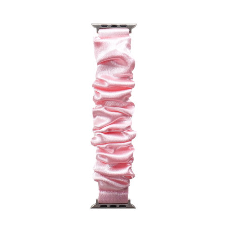 Lovecases Pink Satin Scrunchie Strap - For Apple Watch Series 6 40mm