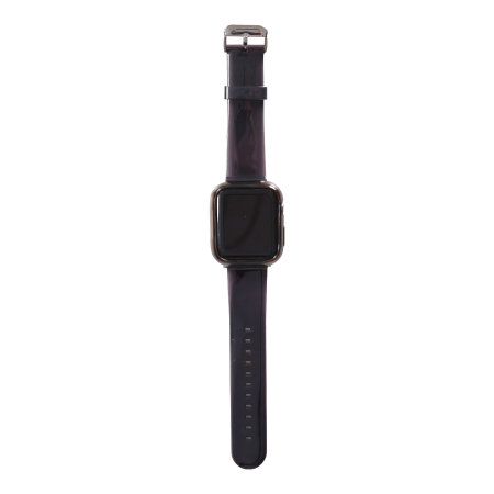 Olixar Black Gel Strap and Protective Case - For Apple Watch Series 5 40mm