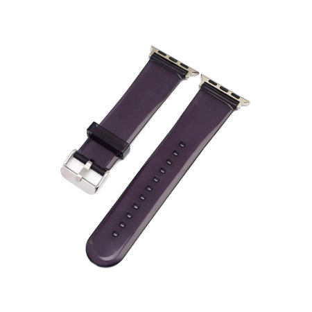 Olixar Black Gel Strap and Protective Case - For Apple Watch Series 5 40mm