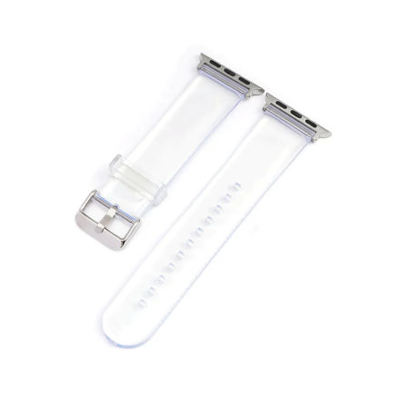 Olixar Clear Gel Strap and Protective Case - For Apple Watch Series 5 40mm