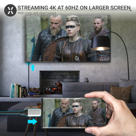 Olixar USB-C To HDMI 4K 60Hz TV/Monitor Adapter - For MacBooks