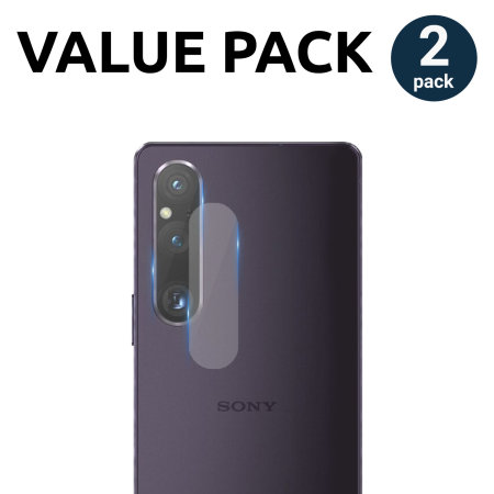 Olixar 2 Pack Tempered Glass Camera Protectors - For Sony Xperia 1 V
