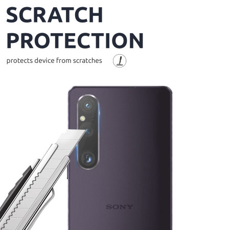 Olixar 2 Pack Tempered Glass Camera Protectors - For Sony Xperia 1 V