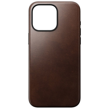 Nomad Horween Leather Brown Protective Case - For iPhone 15 Pro Max