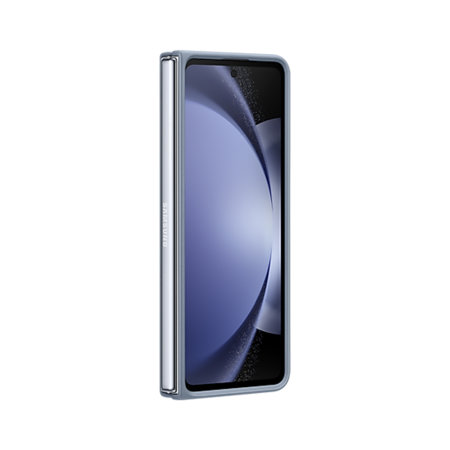 Official Samsung Blue Eco-Leather Cover Case - For Samsung Galaxy Z Fold5
