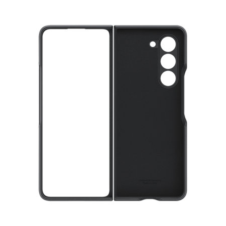 Official Samsung Graphite Eco-Leather Cover Case - For Samsung Galaxy Z  Fold5